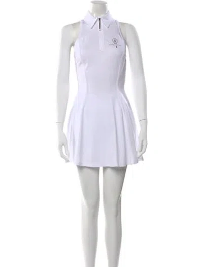 Pre-owned Brunello Cucinelli Crew Neck Mini Dress W/ Tags In White