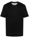 Brunello Cucinelli Crew-neck Short-sleeve T-shirt In Black