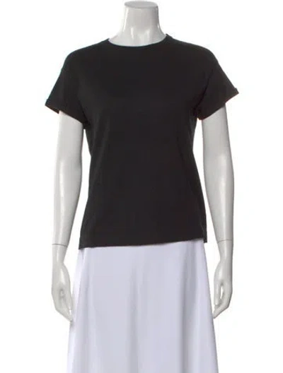 Pre-owned Brunello Cucinelli Crew Neck Short Sleeve T-shirt In Black