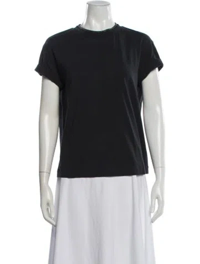 Pre-owned Brunello Cucinelli Crew Neck Short Sleeve T-shirt In Blue