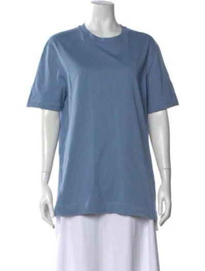Pre-owned Brunello Cucinelli Crew Neck Short Sleeve T-shirt In Blue