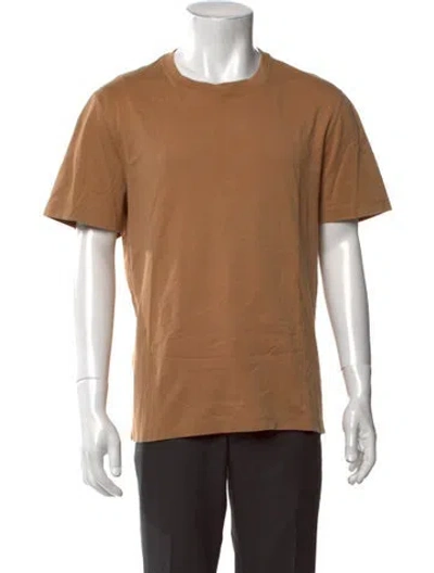 Pre-owned Brunello Cucinelli Crew Neck Short Sleeve T-shirt In Brown