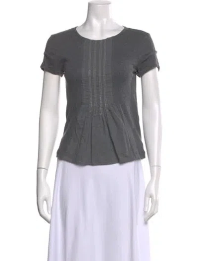 Pre-owned Brunello Cucinelli Crew Neck Short Sleeve T-shirt In Gray