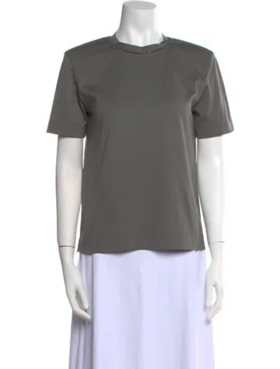 Pre-owned Brunello Cucinelli Crew Neck Short Sleeve T-shirt In Gray