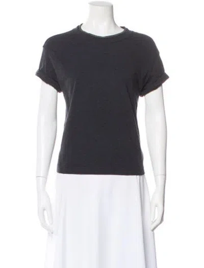 Pre-owned Brunello Cucinelli Crew Neck Short Sleeve T-shirt In Gray