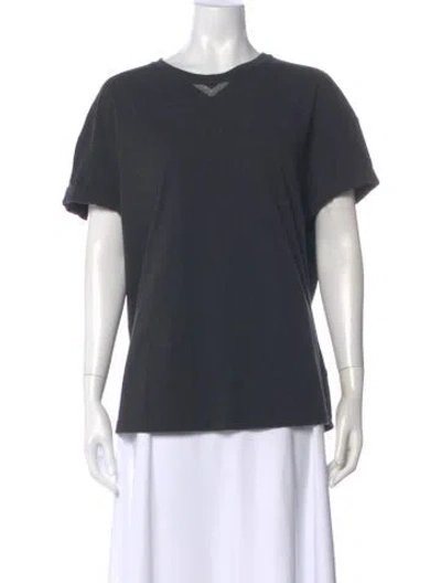 Pre-owned Brunello Cucinelli Crew Neck Short Sleeve T-shirt In Gray
