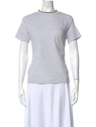 Pre-owned Brunello Cucinelli Crew Neck Short Sleeve T-shirt In Gray