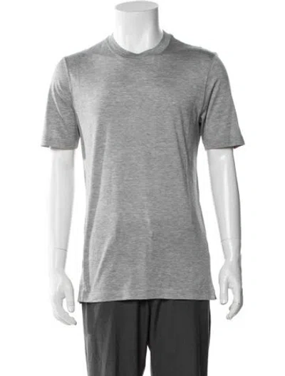 Pre-owned Brunello Cucinelli Crew Neck Short Sleeve T-shirt In Gray