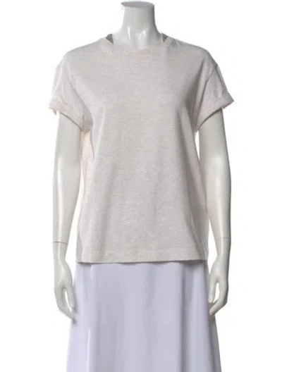 Pre-owned Brunello Cucinelli Crew Neck Short Sleeve T-shirt In Gray