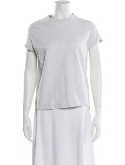 Pre-owned Brunello Cucinelli Crew Neck Short Sleeve T-shirt In Gray