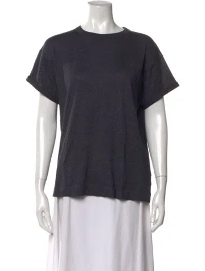 Pre-owned Brunello Cucinelli Crew Neck Short Sleeve T-shirt In Gray