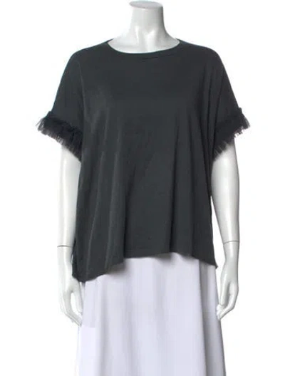 Pre-owned Brunello Cucinelli Crew Neck Short Sleeve T-shirt In Gray
