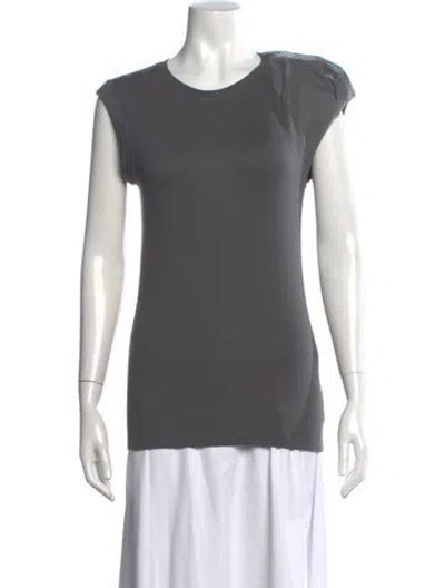 Pre-owned Brunello Cucinelli Crew Neck Short Sleeve T-shirt In Gray