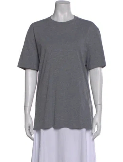Pre-owned Brunello Cucinelli Crew Neck Short Sleeve T-shirt In Gray