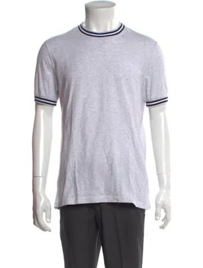 Pre-owned Brunello Cucinelli Crew Neck Short Sleeve T-shirt In Gray
