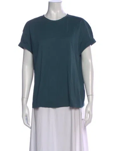 Pre-owned Brunello Cucinelli Crew Neck Short Sleeve T-shirt In Green