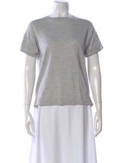 Pre-owned Brunello Cucinelli Crew Neck Short Sleeve T-shirt In Green