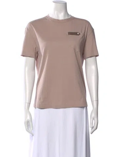 Pre-owned Brunello Cucinelli Crew Neck Short Sleeve T-shirt In Neutral
