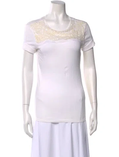 Pre-owned Brunello Cucinelli Crew Neck Short Sleeve T-shirt In Neutral