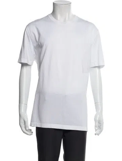 Pre-owned Brunello Cucinelli Crew Neck Short Sleeve T-shirt In Neutral