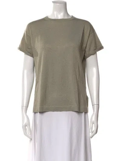 Pre-owned Brunello Cucinelli Crew Neck Short Sleeve T-shirt In Neutral