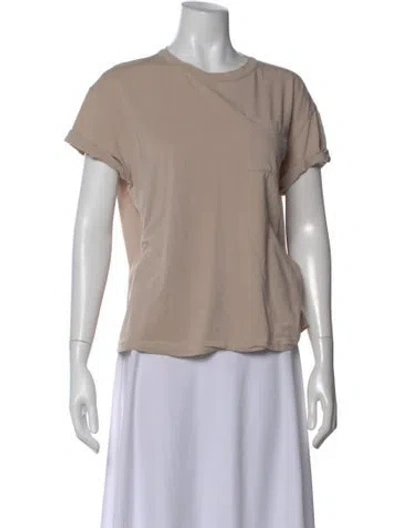 Pre-owned Brunello Cucinelli Crew Neck Short Sleeve T-shirt In Neutral