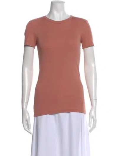 Pre-owned Brunello Cucinelli Crew Neck Short Sleeve T-shirt In Pink