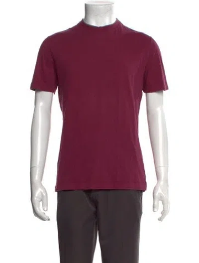 Pre-owned Brunello Cucinelli Crew Neck Short Sleeve T-shirt In Purple
