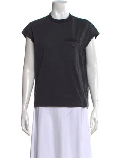 Pre-owned Brunello Cucinelli Crew Neck Short Sleeve T-shirt W/ Tags In Gray