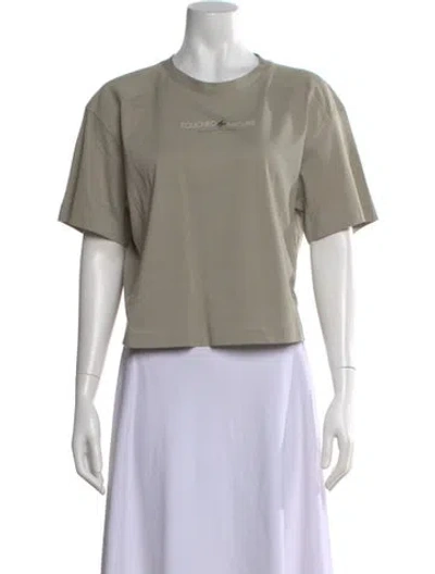 Pre-owned Brunello Cucinelli Crew Neck Short Sleeve T-shirt W/ Tags In Green