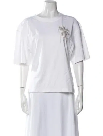 Pre-owned Brunello Cucinelli Crew Neck Short Sleeve T-shirt W/ Tags In White