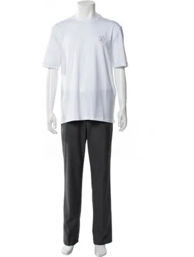 Pre-owned Brunello Cucinelli Crew Neck Short Sleeve T-shirt W/ Tags In White