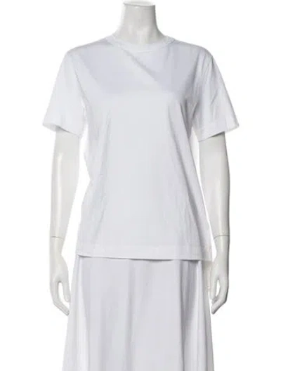 Pre-owned Brunello Cucinelli Crew Neck Short Sleeve T-shirt W/ Tags In White