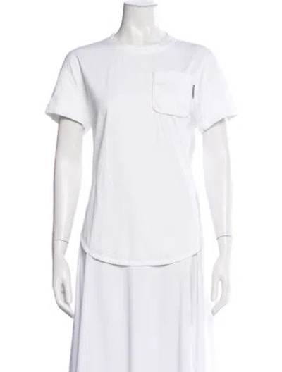 Pre-owned Brunello Cucinelli Crew Neck Short Sleeve T-shirt In White