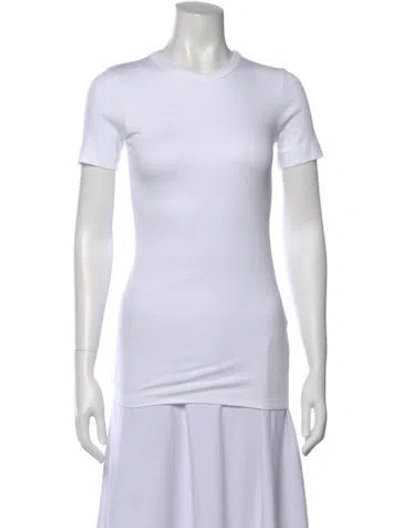 Pre-owned Brunello Cucinelli Crew Neck Short Sleeve T-shirt In White
