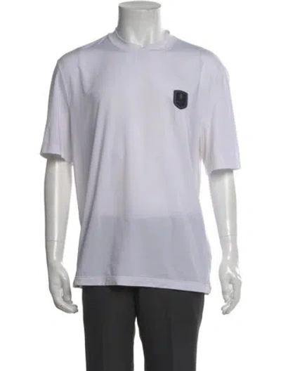 Pre-owned Brunello Cucinelli Crew Neck Short Sleeve T-shirt In White