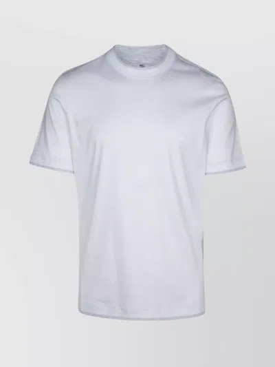 Brunello Cucinelli Crew Neck Short Sleeves T-shirt In White