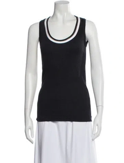 Pre-owned Brunello Cucinelli Crew Neck Sleeveless Top In Gray