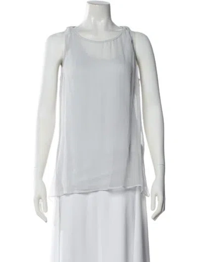 Pre-owned Brunello Cucinelli Crew Neck Sleeveless Top In Neutral