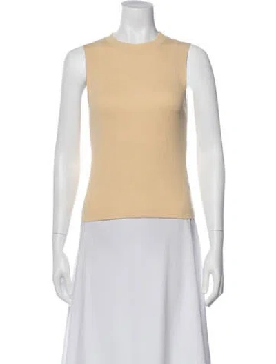 Pre-owned Brunello Cucinelli Crew Neck Sleeveless Top In Neutral