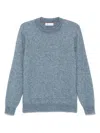 Brunello Cucinelli Crew-neck Sweater In Blue