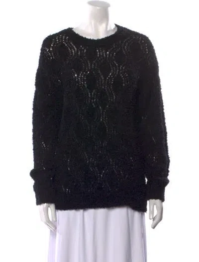 Pre-owned Brunello Cucinelli Crew Neck Sweater In Black