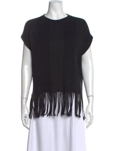 Pre-owned Brunello Cucinelli Crew Neck Sweater In Black