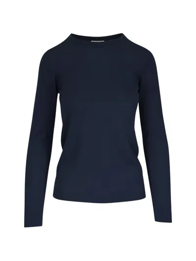 Brunello Cucinelli Crew-neck Sweater In Blue