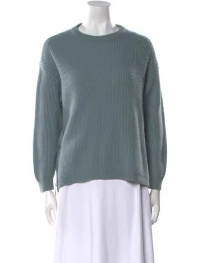Pre-owned Brunello Cucinelli Crew Neck Sweater In Blue