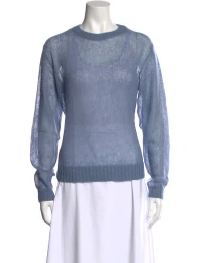 Pre-owned Brunello Cucinelli Crew Neck Sweater In Blue