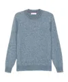 Brunello Cucinelli Crew-neck Sweater In Blue