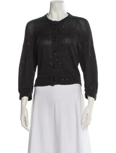 Pre-owned Brunello Cucinelli Crew Neck Sweater In Gray