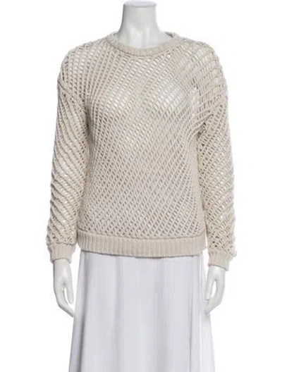 Pre-owned Brunello Cucinelli Crew Neck Sweater In Gray
