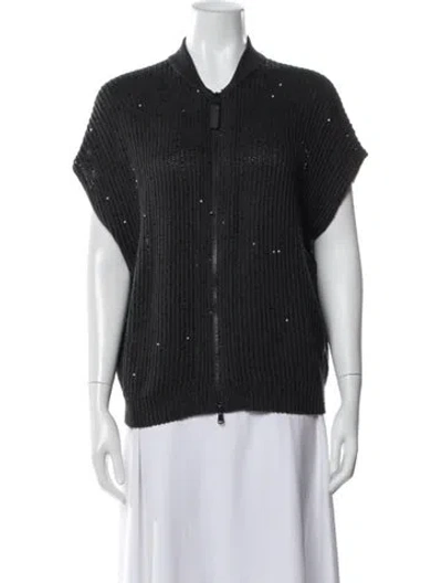 Pre-owned Brunello Cucinelli Crew Neck Sweater In Gray